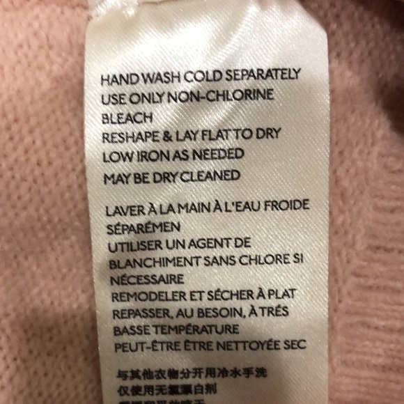 Free People Afterglow Sweater Size Large Blush Pink Mock Neck Pullover - Picture 7 of 11